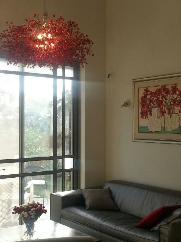 Grand Green Flower Light Chandelier for dining room, hotel