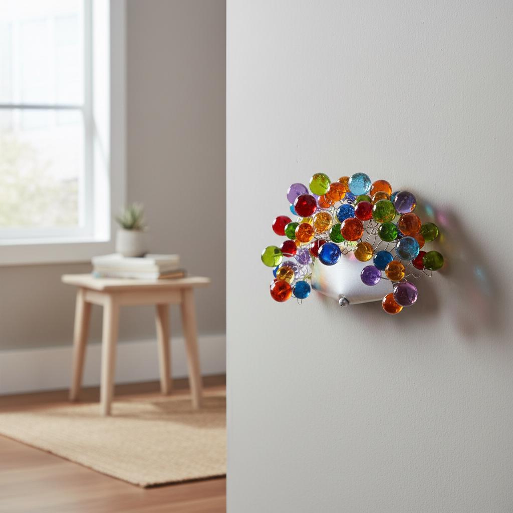 Rainbow Bubble Wall Sconce.