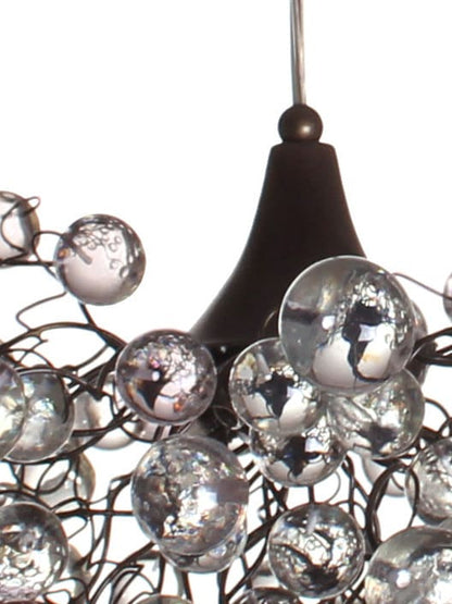 Lighting bubbles hanging chandelier with clear Transparent bubbles