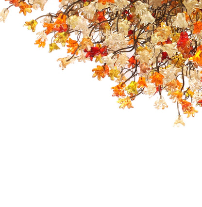 Flush mount elegant ceiling light with warm color flowers for kitchen, living room or Dining Room.