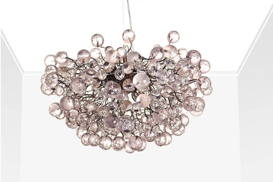 Modern Hanging lights, balls lamp, clear bubbles light with Clear Transparent bubbles , chandelier for dining room