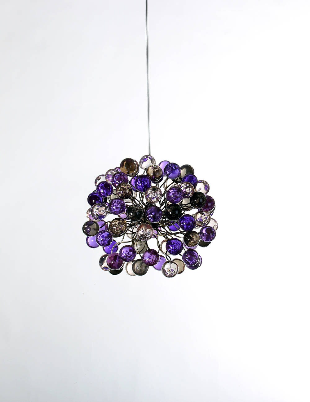 Pendant Light, island lighting fixtures with bubbles at Purple and Gray color.