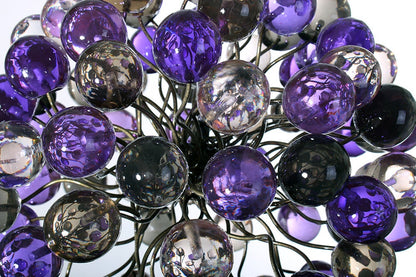 Pendant Light, island lighting fixtures with bubbles at Purple and Gray color.
