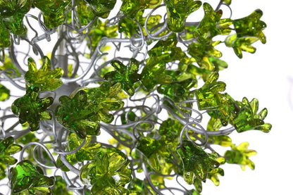 Green Pendant Light, Hanging pendant lighting with Green jumping flowers