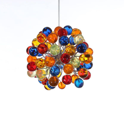 kitchen pendant lighting with Rainbow color bubbles