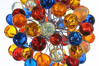 kitchen pendant lighting with Rainbow color bubbles