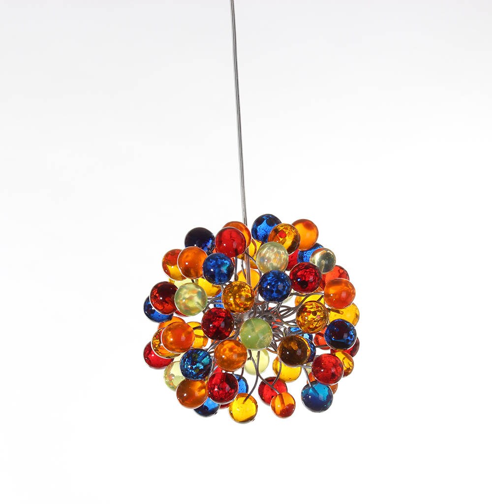 kitchen pendant lighting with Rainbow color bubbles