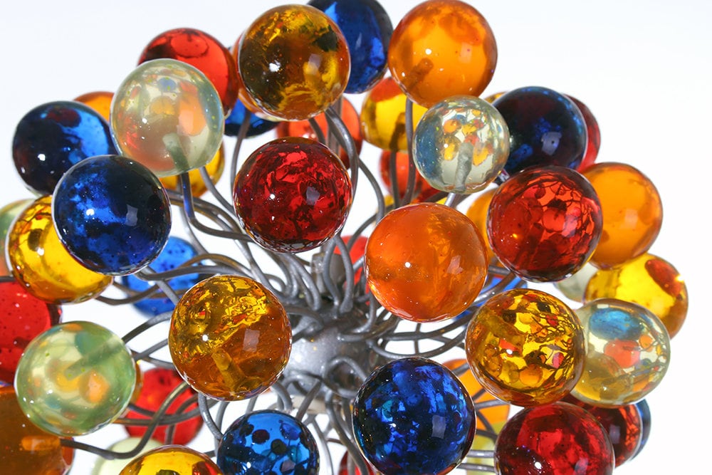 kitchen pendant lighting with Rainbow color bubbles