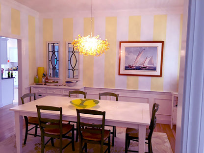 Chandelier with yellow flowers for Dining Room, living room