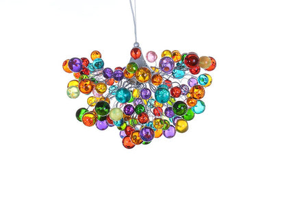 Chandelier with Colorful bubble, modern ceiling light fixture with bubbles for children room or dining room.