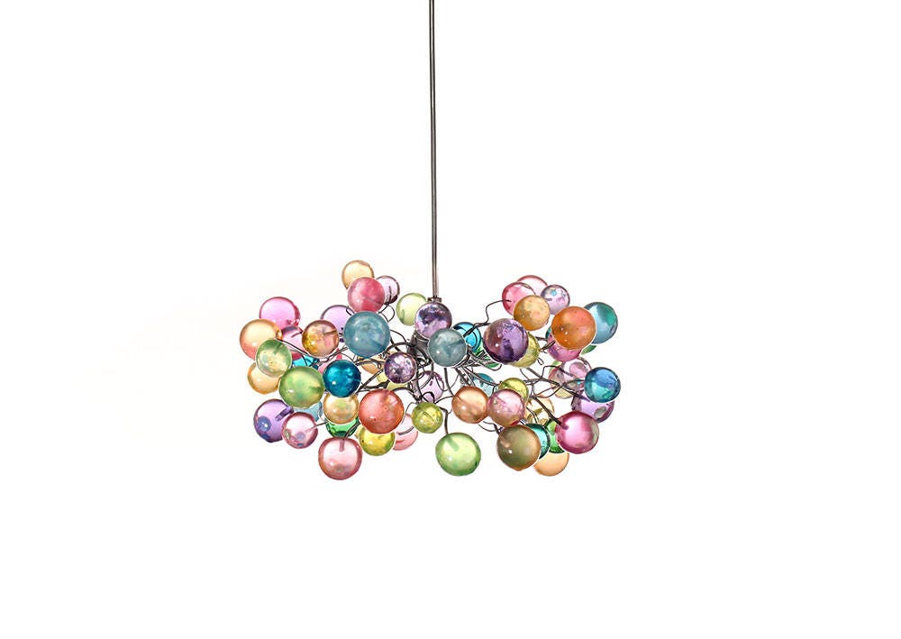 Pastel Resin Bubble Pendant Light: Island Lighting Chandelier