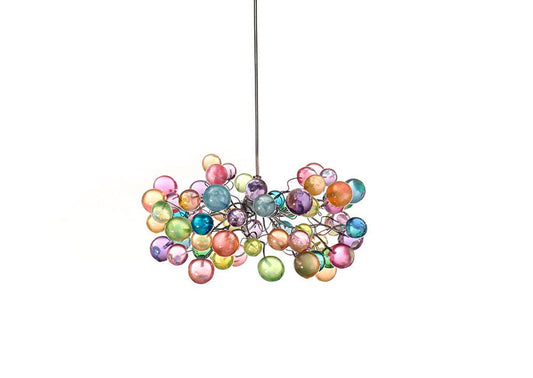 Pastel Resin Bubble Pendant Light: Island Lighting Chandelier