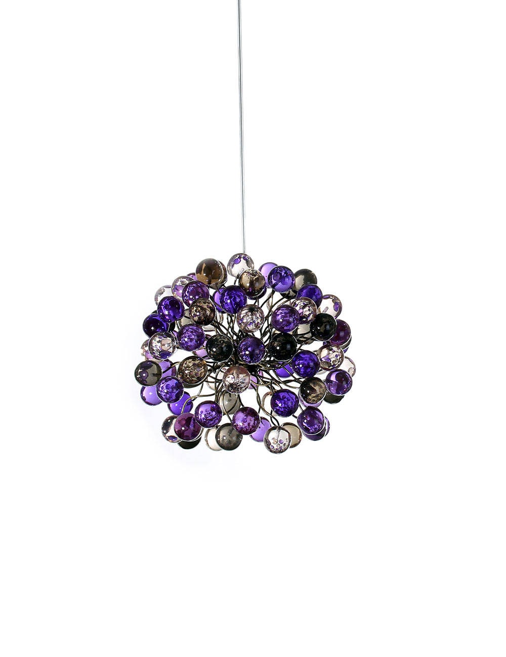 Pendant Light, island lighting fixtures with bubbles at Purple and Gray color.
