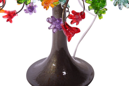 Bedside Lamp, Table lamp with colorful flowers