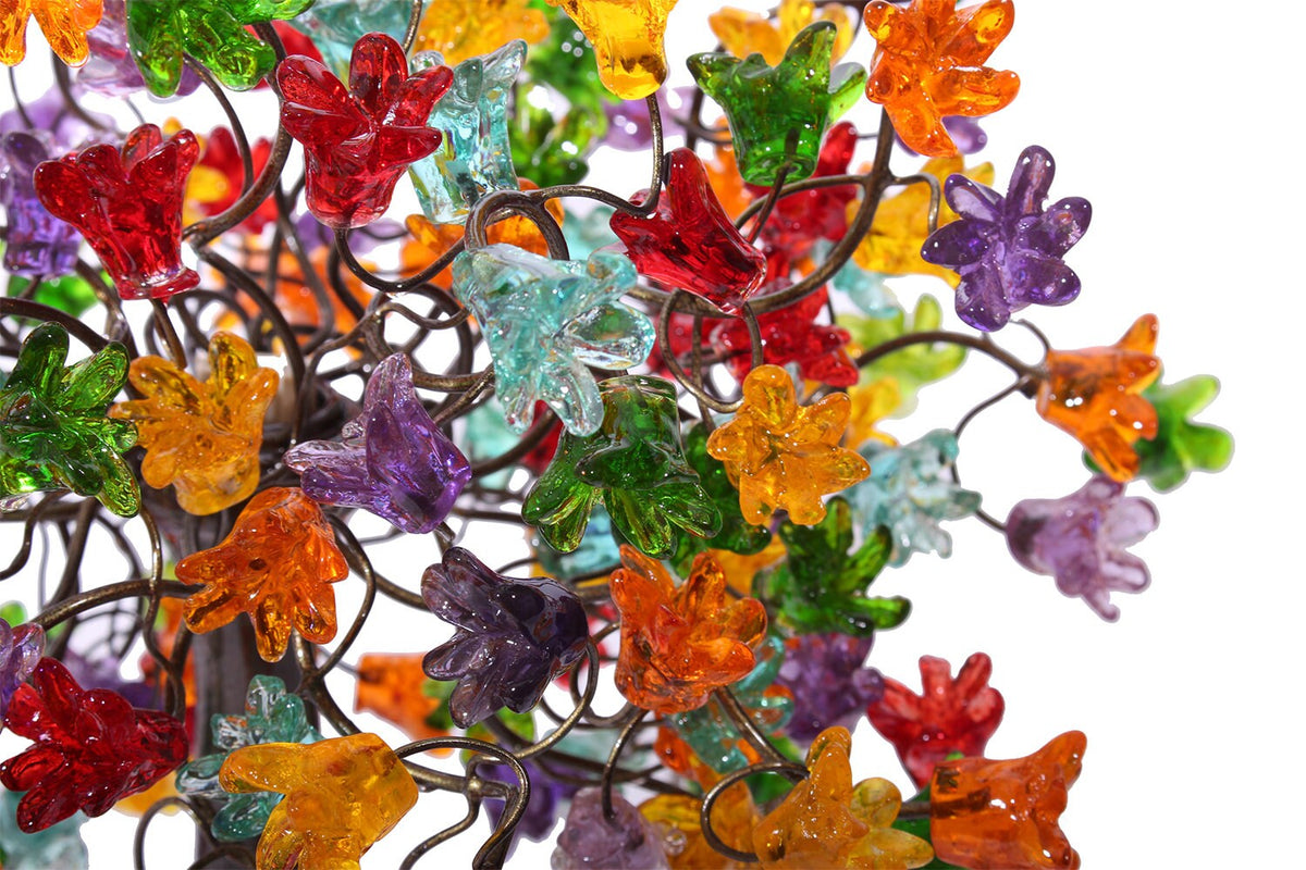 Bedside Lamp, Table lamp with colorful flowers