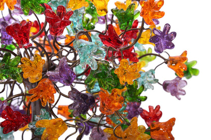 Bedside Lamp, Table lamp with colorful flowers