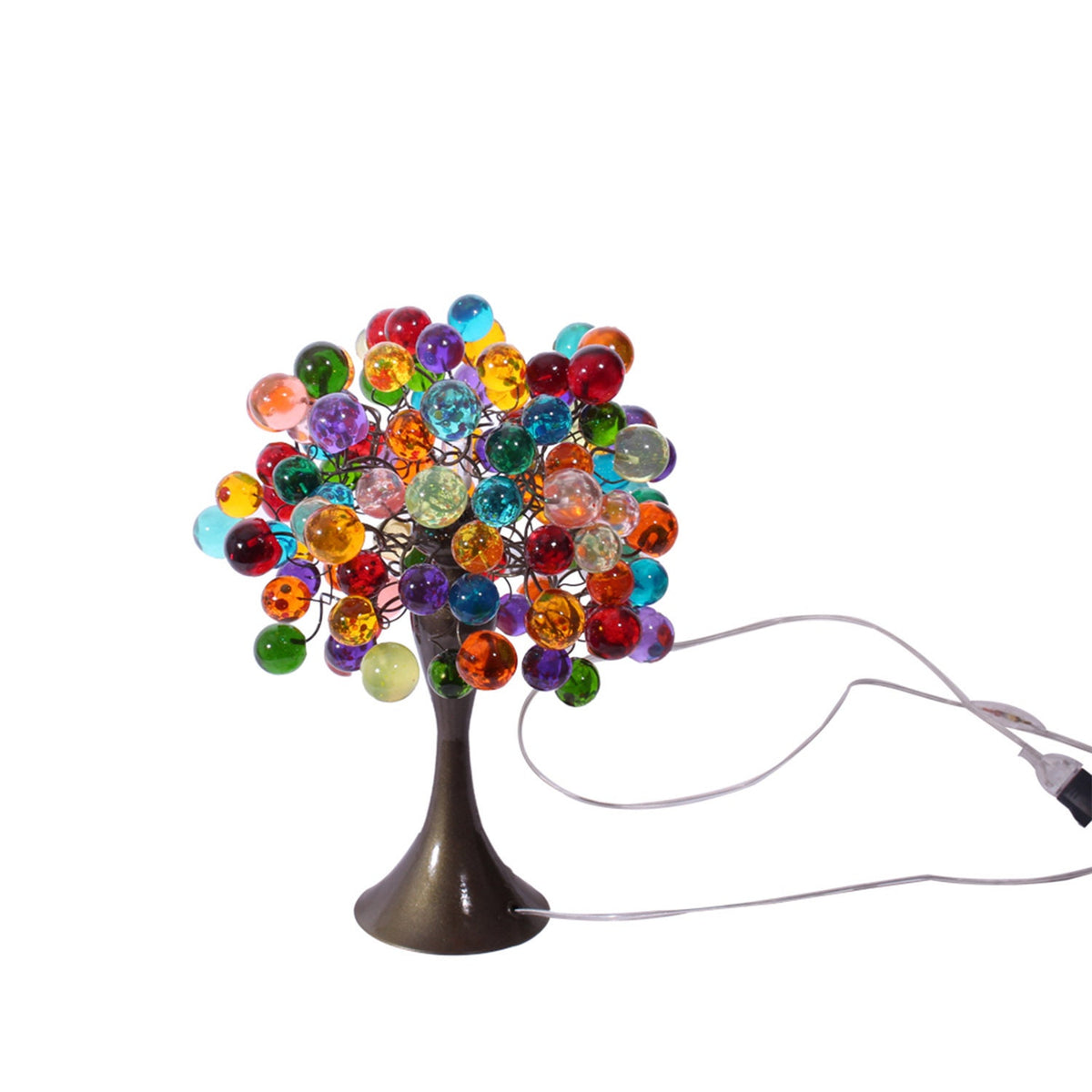 Bedside Table Lamp, modern table lamp with multi color bubbles