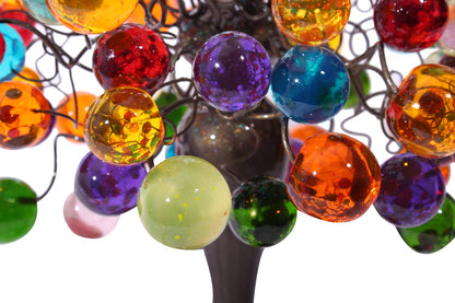 Bedside Table Lamp, modern table lamp with multi color bubbles
