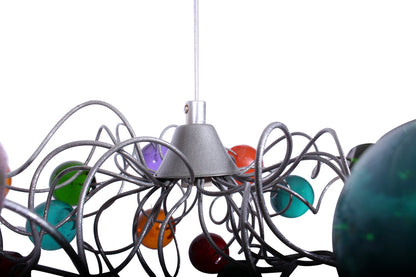 Modern Lighting with colorful bubbles Ceiling pendant lights fixture for girls bedroom, toilet or bath.