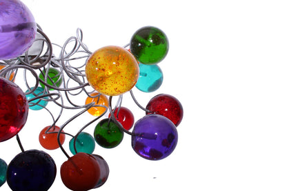 Modern Lighting with colorful bubbles Ceiling pendant lights fixture for girls bedroom, toilet or bath.