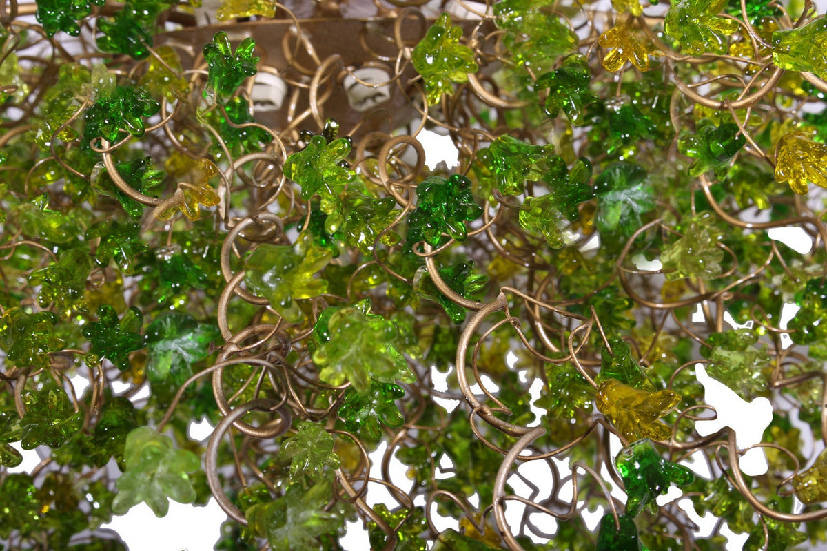 Grand Green Flower Light Chandelier for dining room, hotel
