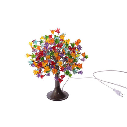 Bedside Lamp, Table lamp with colorful flowers