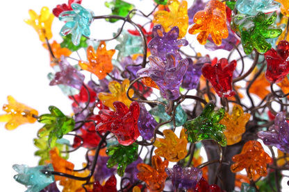 Bedside Lamp, Table lamp with colorful flowers