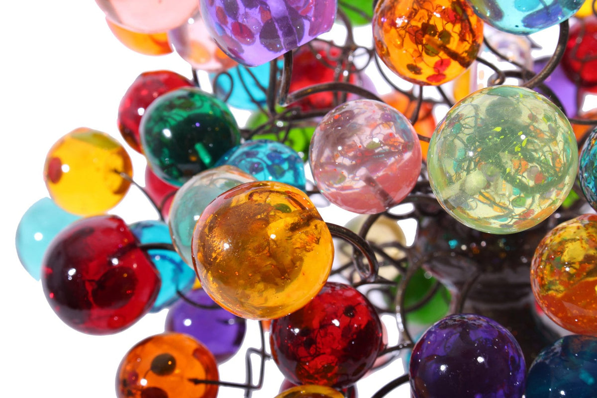 Bedside Table Lamp, modern table lamp with multi color bubbles