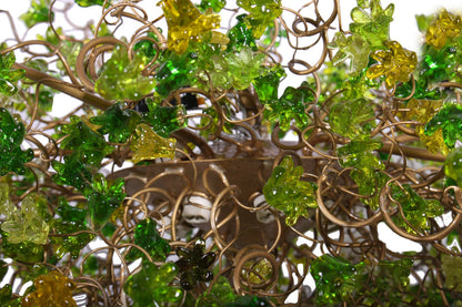 Grand Green Flower Light Chandelier for dining room, hotel