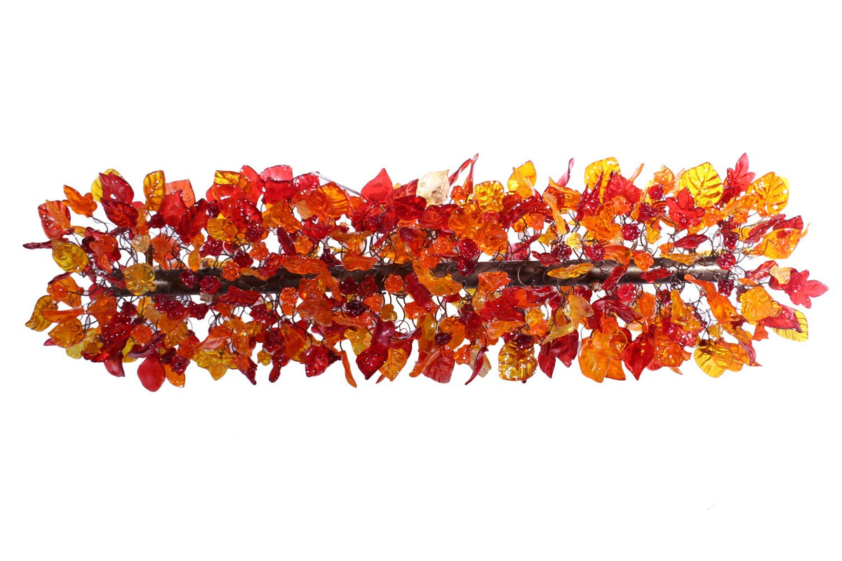 Cloud Shape Resin Chandelier: Warm Flower and Leaf Ceiling Light Fixture