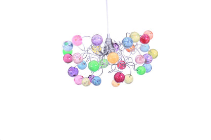 Multicolored Resin Bubble Pendant Light: Kitchen Island Lighting