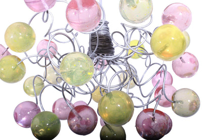 Large Bubbles Lighting, Ceiling Pendant light with pink and yellow bubbles for Kitchen island, bedside light - modern lighting