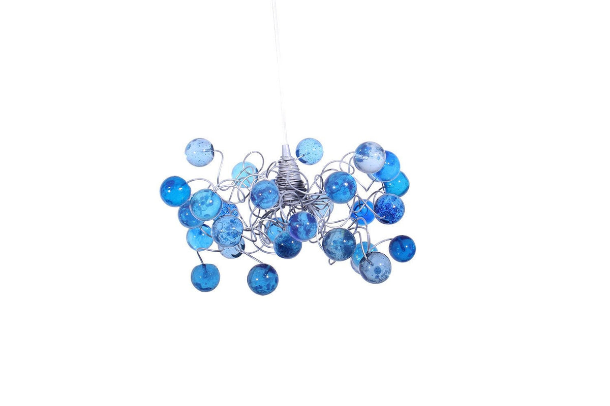 Bubbles Lighting, Ceiling Pendant lights with blue bubbles for Kitchen island, bedside light.