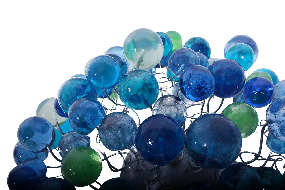 Ceiling Flush Mounted Blue Bubble Ocean Lamp