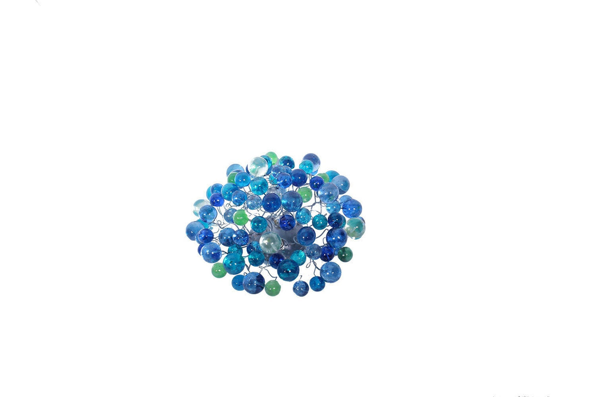 Ceiling Flush mount, modern ceiling mount with sea color bubbles for bathroom, hall entrance or room.
