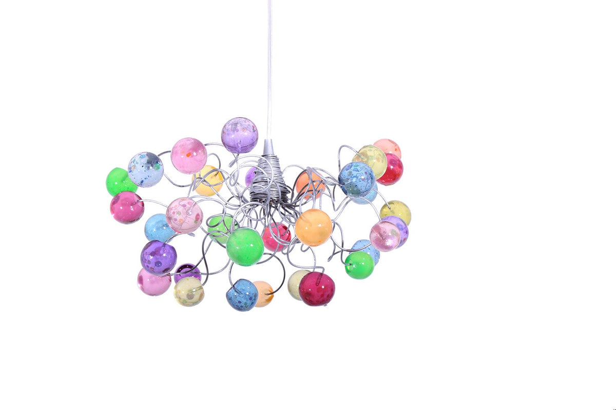 Multicolored Resin Bubble Pendant Light: Kitchen Island Lighting