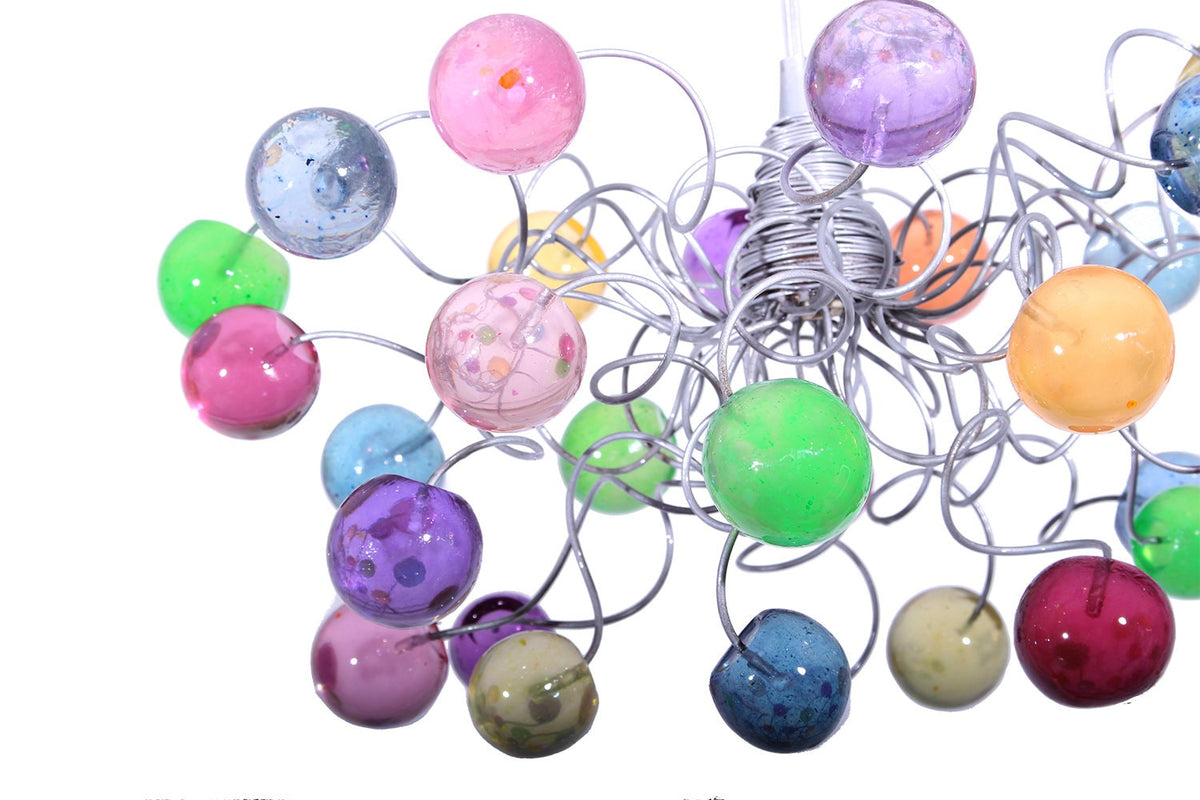 Multicolored Resin Bubble Pendant Light: Kitchen Island Lighting