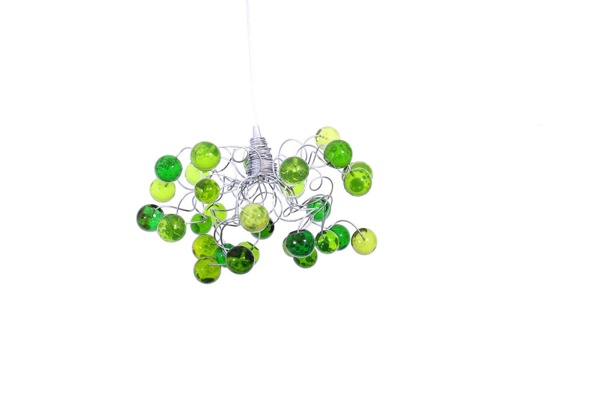 Ceiling Pendant light with green bubbles for Kitchen island, bedside light - modern lighting
