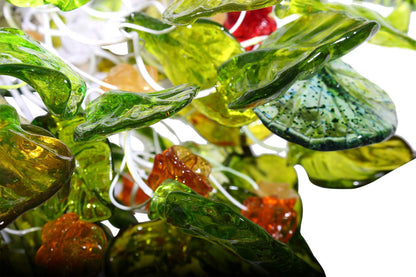 Unique lighting with Green color flowers & leaves for Dining Room, living room or bedroom. modern home lighting