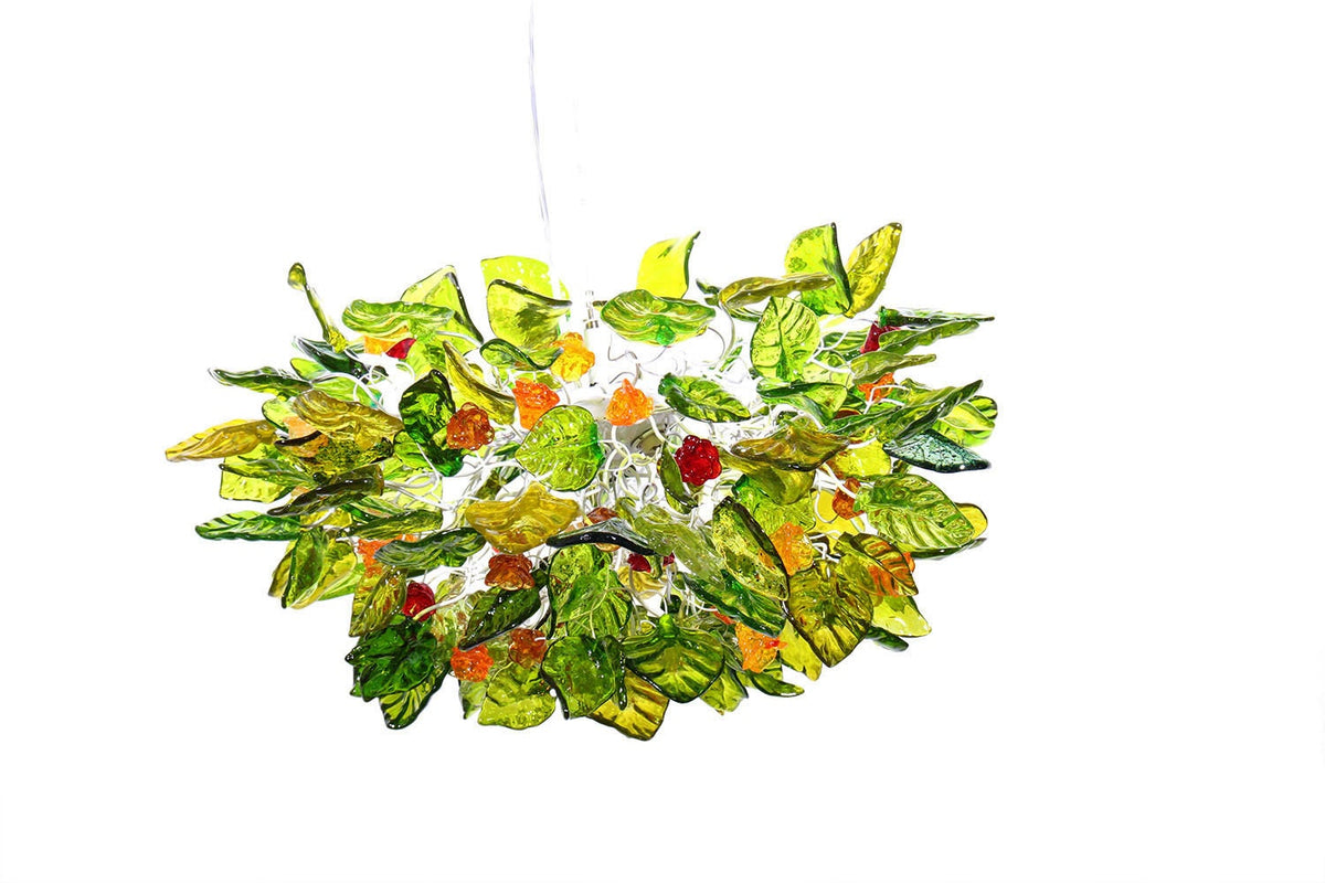 Unique lighting with Green color flowers & leaves for Dining Room, living room or bedroom. modern home lighting