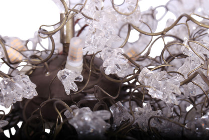 Grand White Flower Light Chandelier