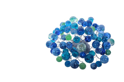 Ceiling Flush Mounted Blue Bubble Ocean Lamp