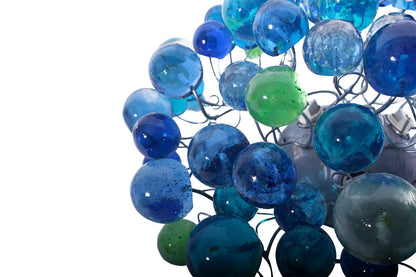 Ceiling Flush Mounted Blue Bubble Ocean Lamp