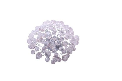 Modern Ceiling Flush mount with clear transparent bubbles for bathroom, hall entrance or room.