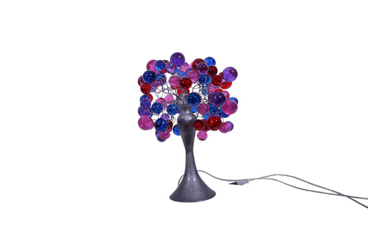 Multicolored Resin Bubble Bedside Table Lamp: Modern Bedroom Lighting Decor