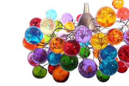 Ceiling Light fixture with Colorful Bubbles