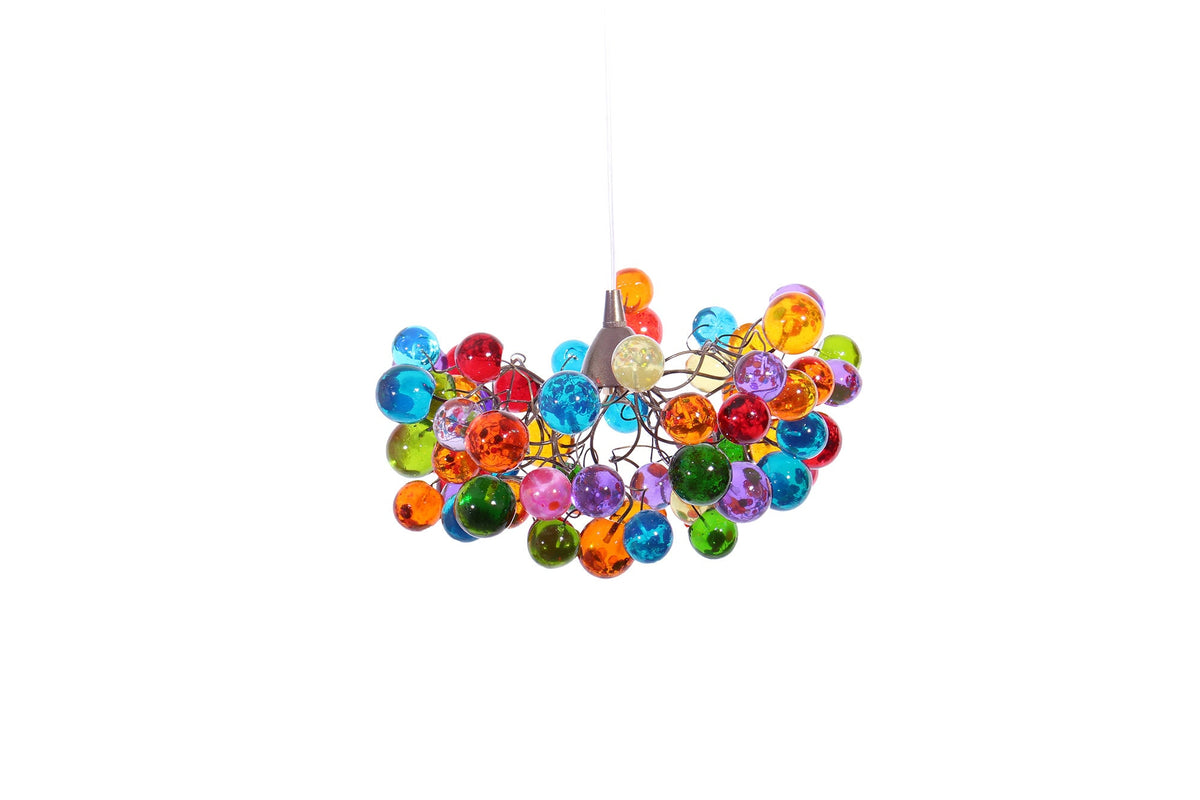 Ceiling Light fixture with Colorful Bubbles