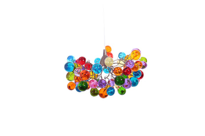 Ceiling Light fixture with Colorful Bubbles