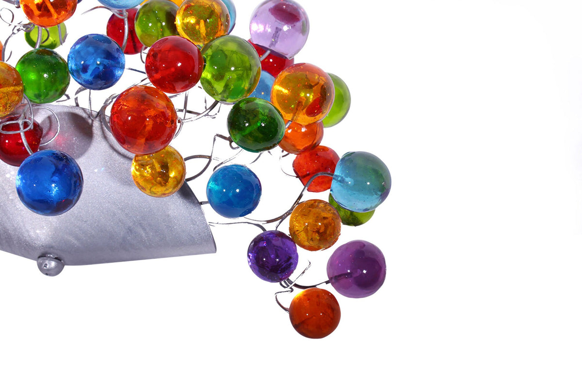 Rainbow Bubble Wall Sconce.