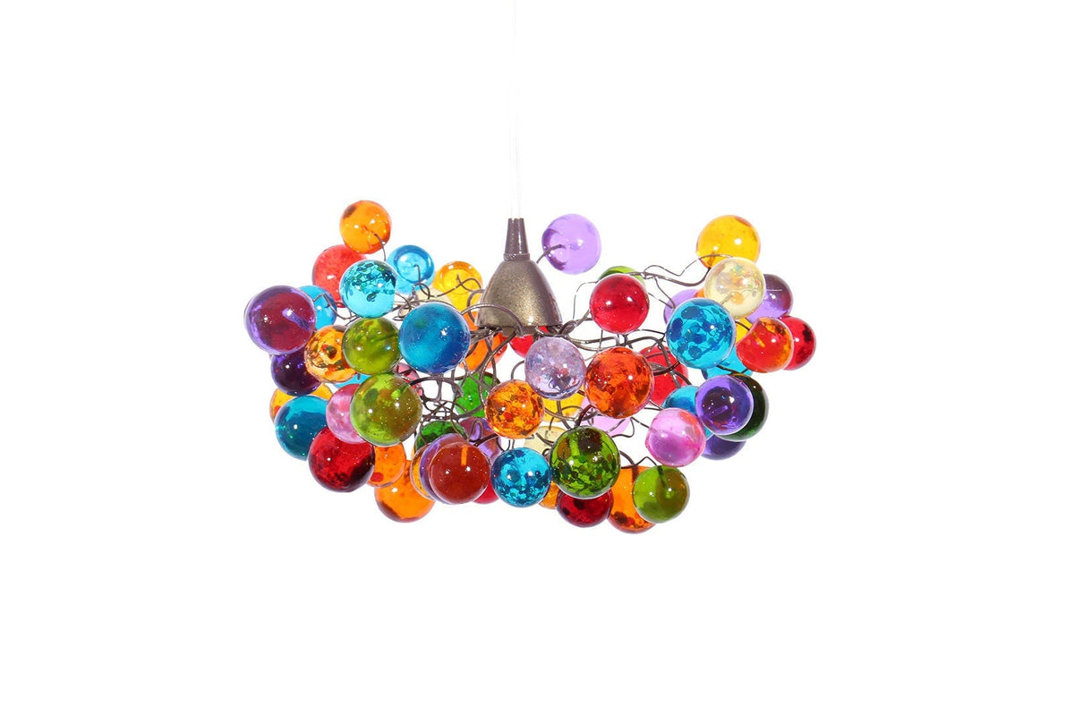 Ceiling Light fixture with Colorful Bubbles